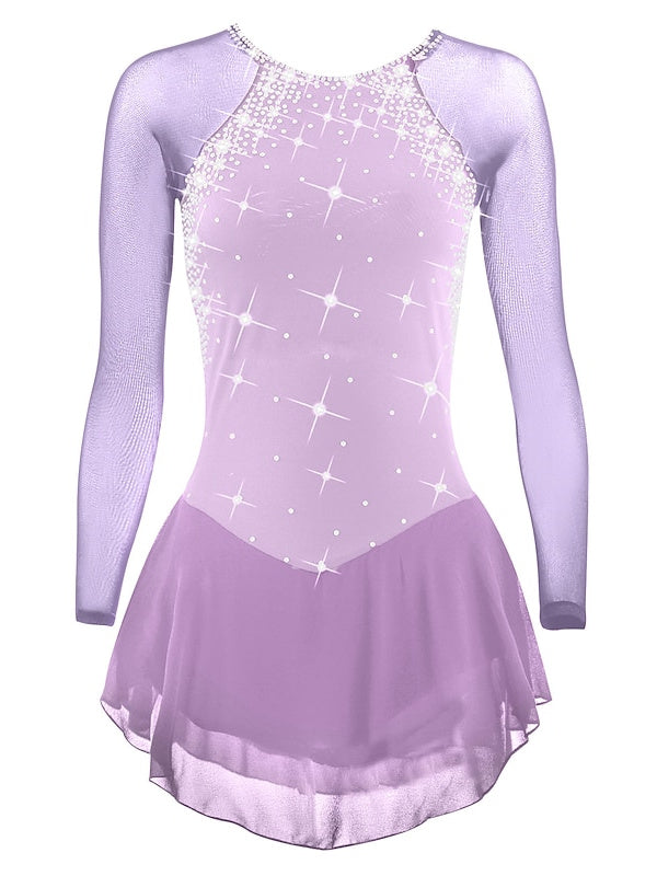 Figure Skating Dress Women's Girls' Ice Skating Dress with Classic Crystal/Rhinestone