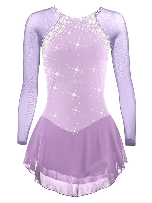 Figure Skating Dress Women's Girls' Ice Skating Dress with Classic Crystal/Rhinestone