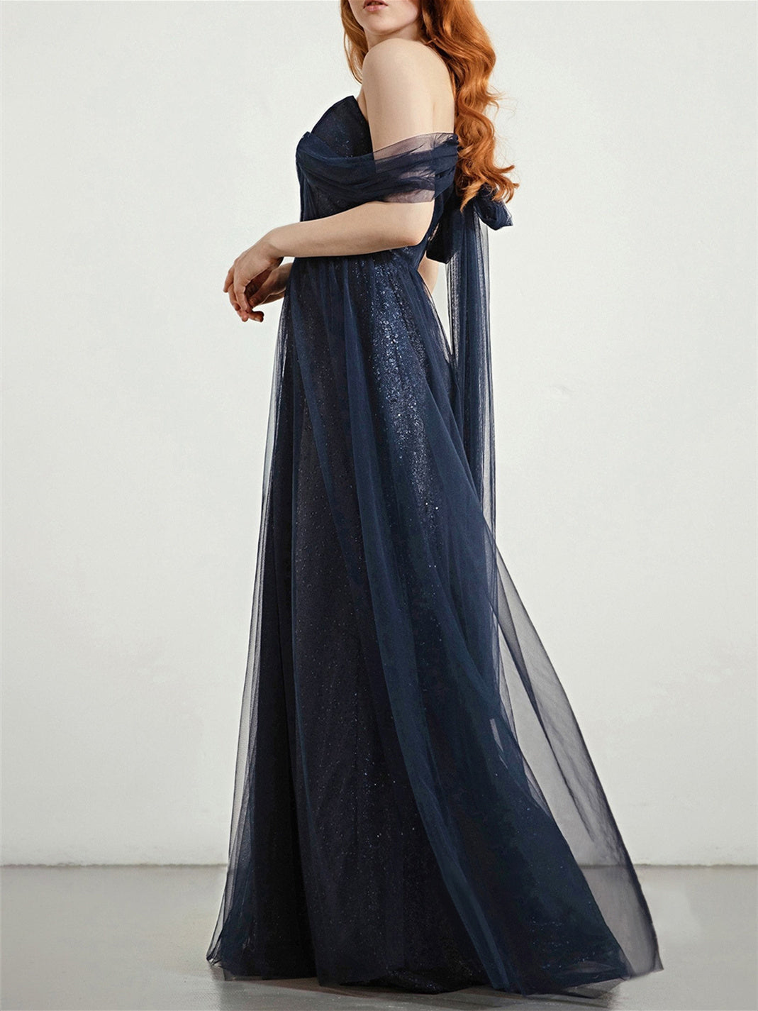 A-Line/Princess Strapless Sweetheart Floor-Length Evening Dresses