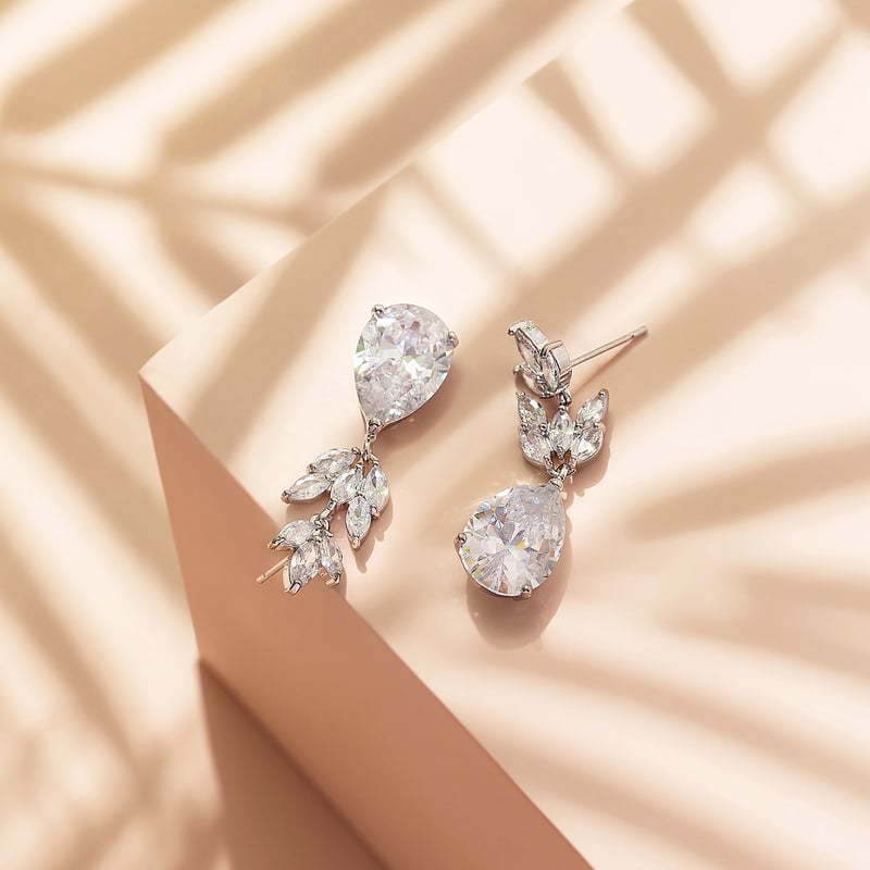 Gorgeous Zircon Drop Earrings