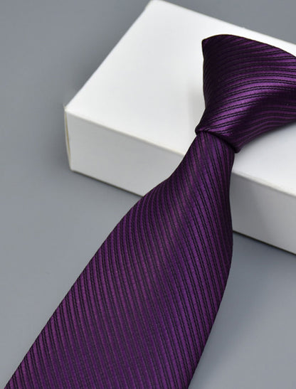 Men's Solid Colored Classic Tie