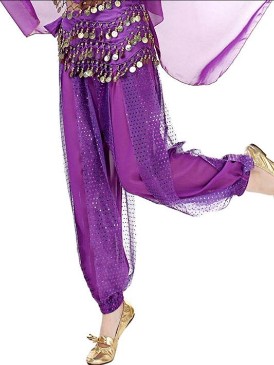 Belly Dance Pants Paillette Women's Performance