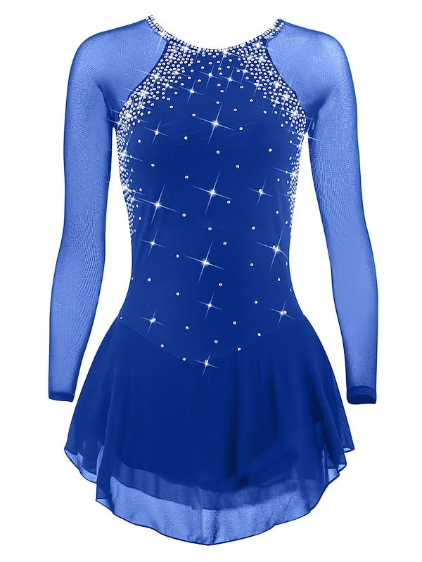 Figure Skating Dress Women's Girls' Ice Skating Dress with Classic Crystal/Rhinestone