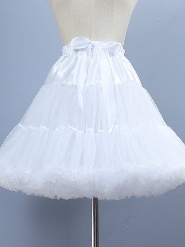 Wedding / Engagement Tulle Knee-Length Petticoats with Gore