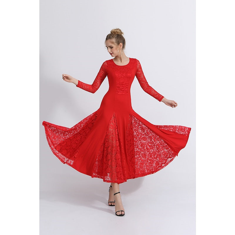 Women's Dance Long Sleeve Dress Training Performance Daily Wear