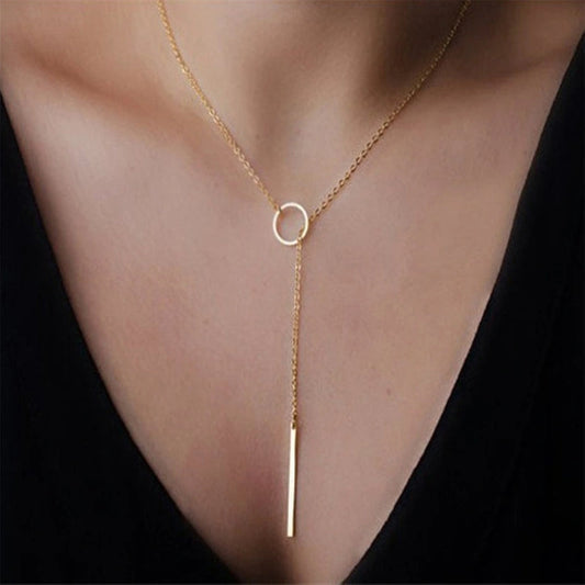 Simple Round Chain Necklaces/Lariat Necklace