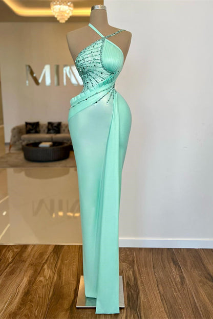 edgynewlook Amazing Mint Green Mermaid Prom Dress With Sequins