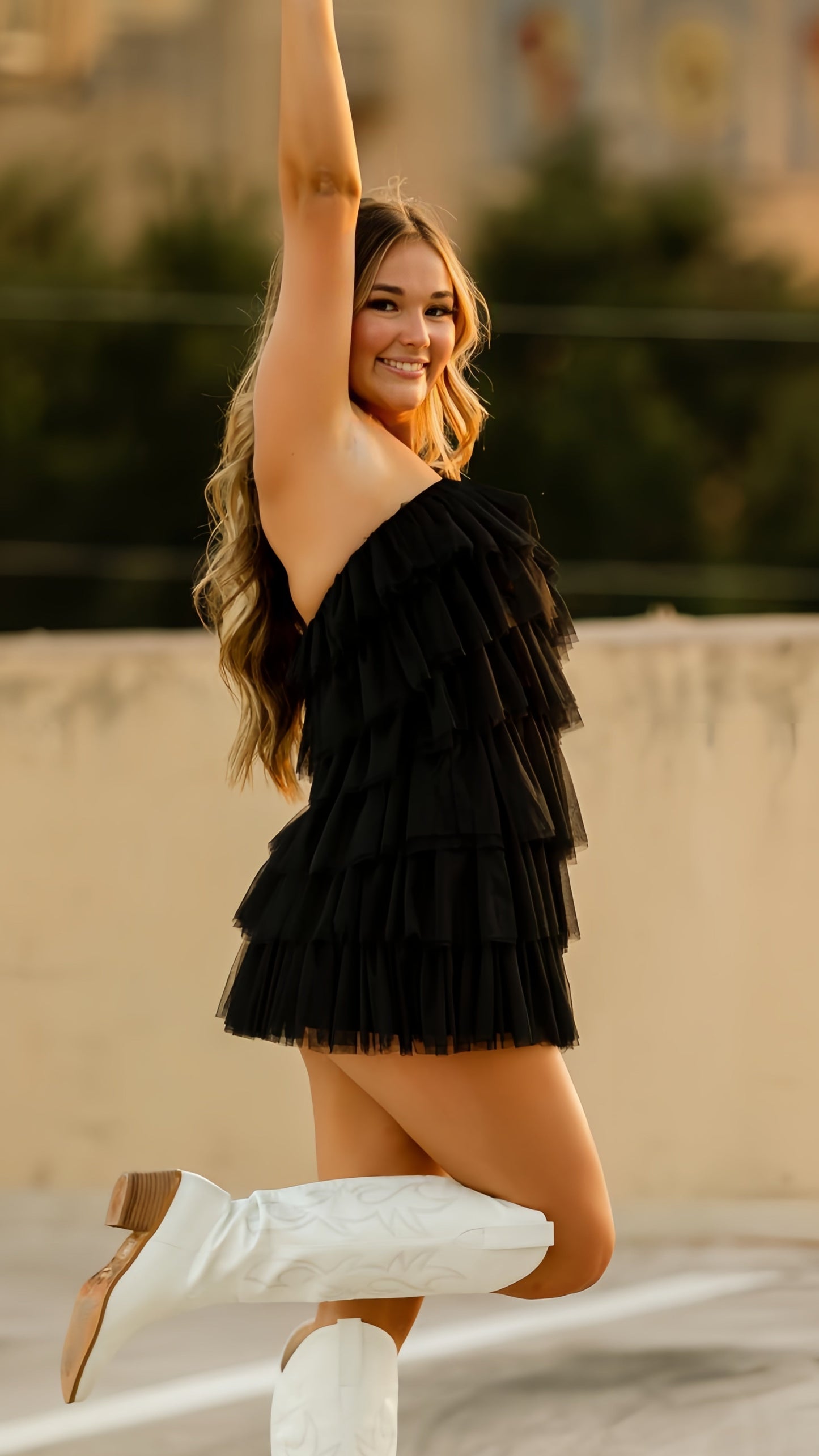 Black Tulle Homecoming Dress, Short Party Dress, LTP3465