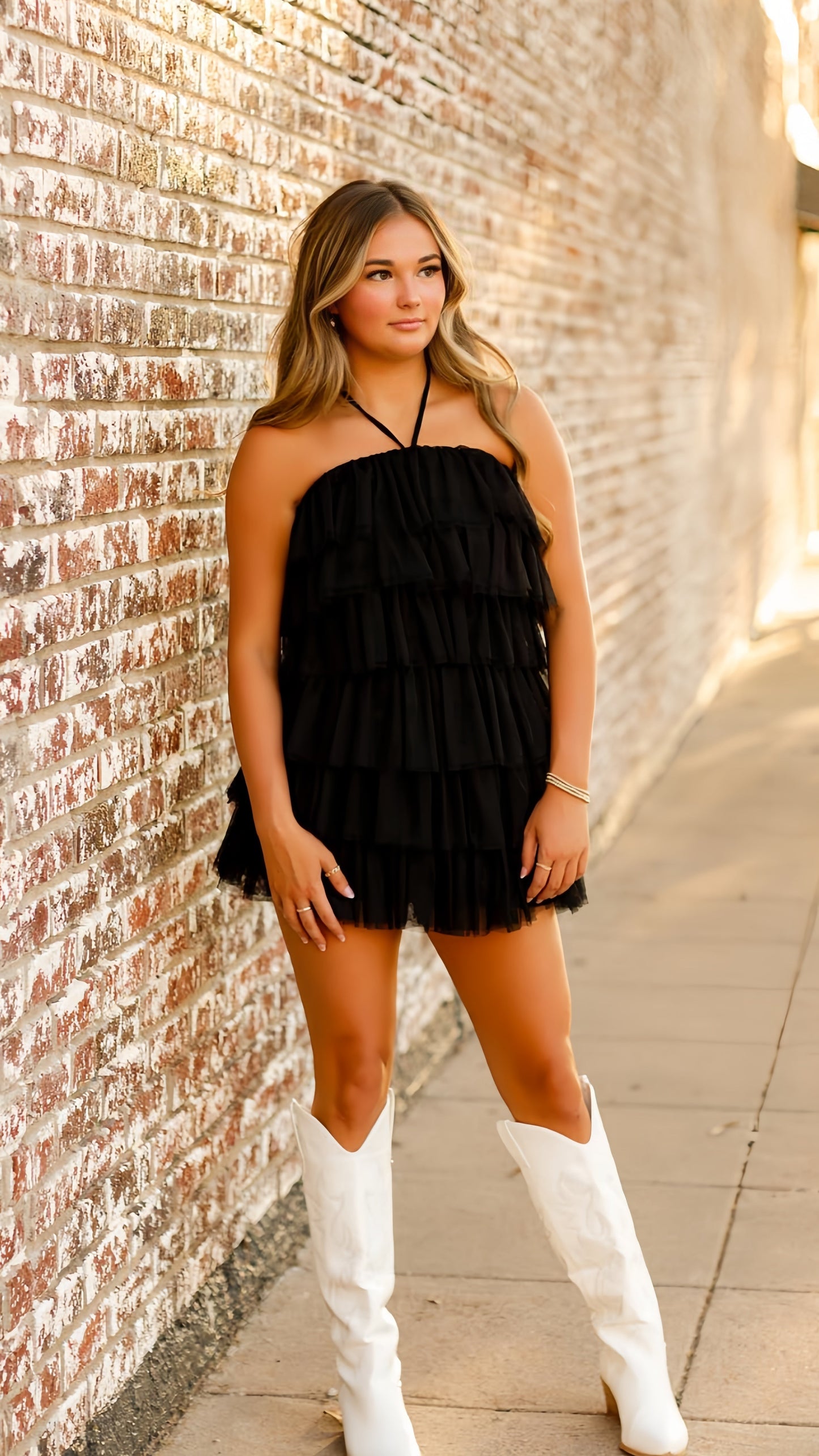 Black Tulle Homecoming Dress, Short Party Dress, LTP3465