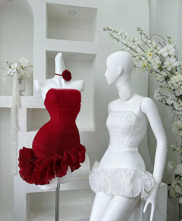 Cute Sheath Strapless Red Short Homecoming Dresses With Ruffles C2015