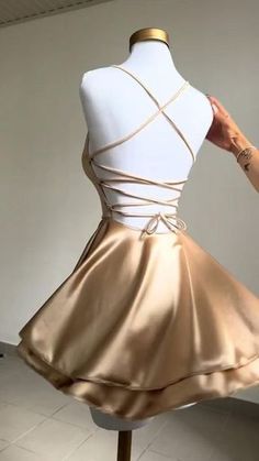 Chic A line Backless Short Homecoming Dress Fashion Party Gown Birthday Outfits C721