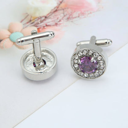 Men's Modern Alloy Rhinestones Cufflinks