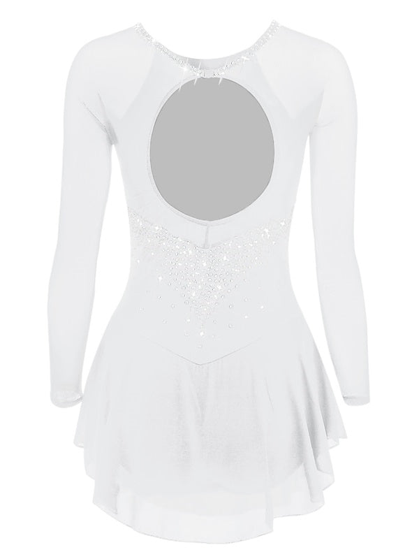 Figure Skating Dress Women's Girls' Ice Skating Dress with Classic Crystal/Rhinestone