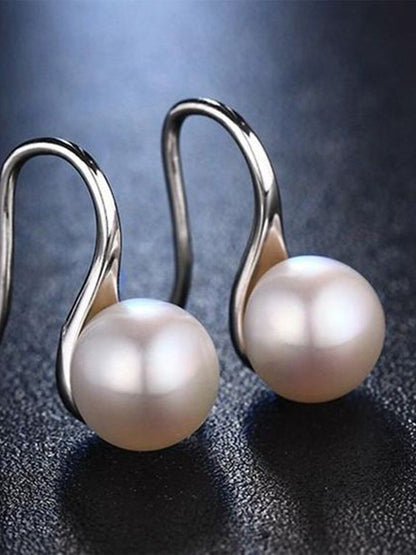 Imitation Pearl Earrings For Women's Wedding Work Daily Classic Precious Drop Earrings