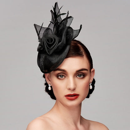 Kentucky Derby Hat Fascinators Headpiece with Feather