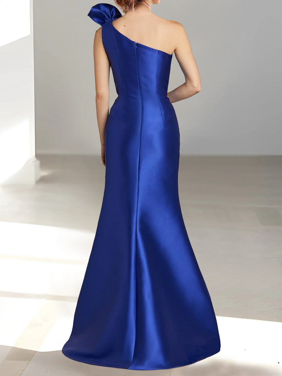 Trumpet/Mermaid One-Shoulder Sleeveless Split Side Mother Of The Bride Dresses