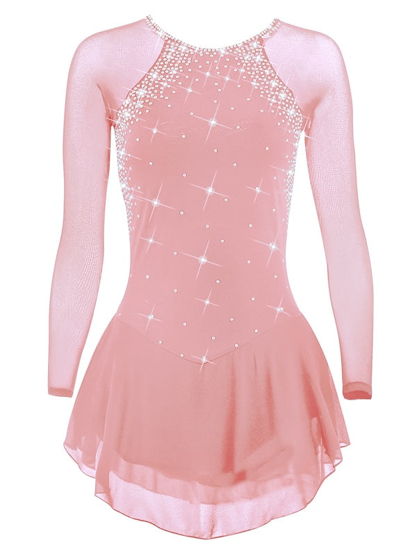 Figure Skating Dress Women's Girls' Ice Skating Dress with Classic Crystal/Rhinestone