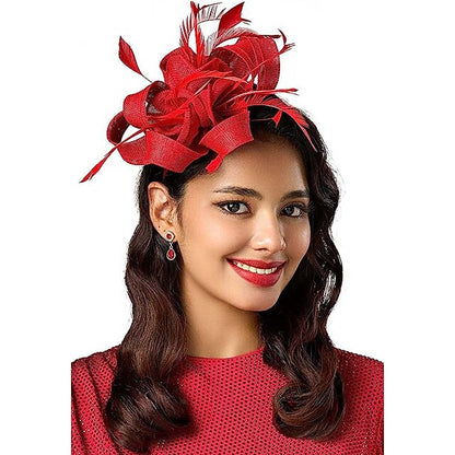 Fascinators Net Classic Wedding With Flower Headpiece