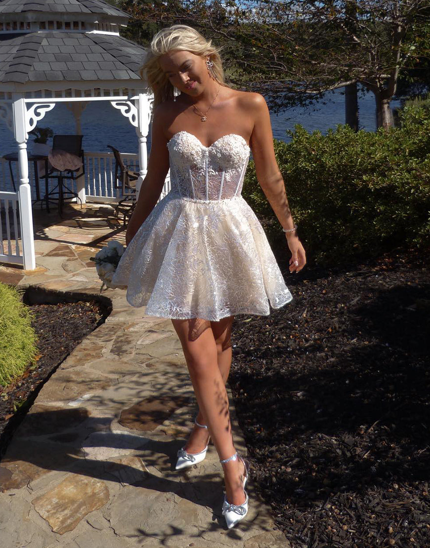 Skylar |A-Line Sweetheart Homecoming Dress