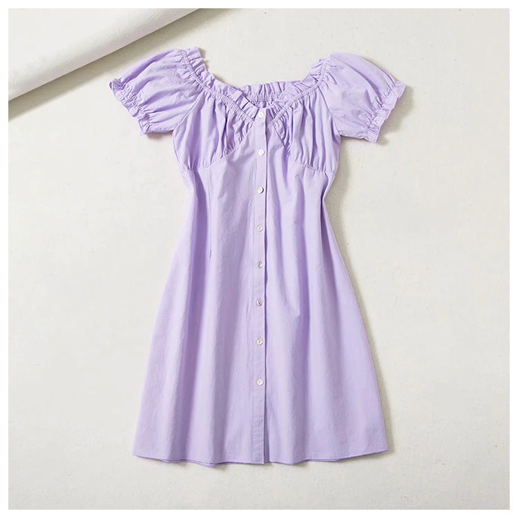 Gentle and playful little girl dress  7121