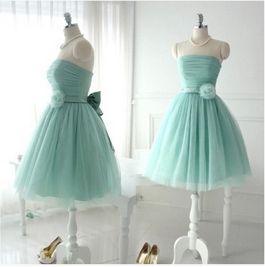 Cute short prom dress,homecoming dress,bridesmaid dress  7629