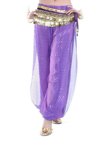 Belly Dance Pants Paillette Women's Training