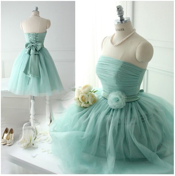 Cute short prom dress,homecoming dress,bridesmaid dress  7629