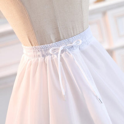 Wedding / Party Slips Chiffon Tea-Length Petticoats with Ruffles