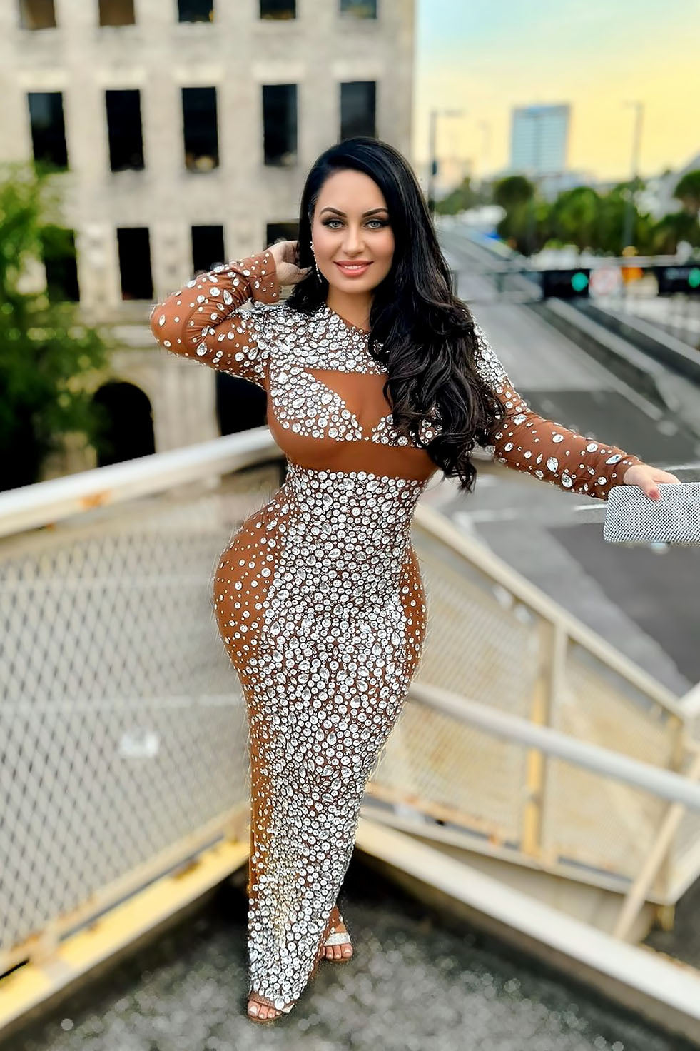 Eliora Rhinestone Dress