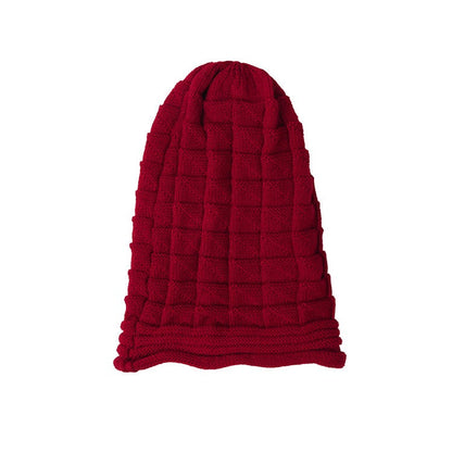 Women's Slouchy Portable Windproof Comfort Outdoor Street Dailywear Knit Pure Color Hat