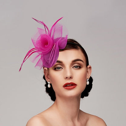 Women's Fascinators For Party Wedding Special Occasion With Feather