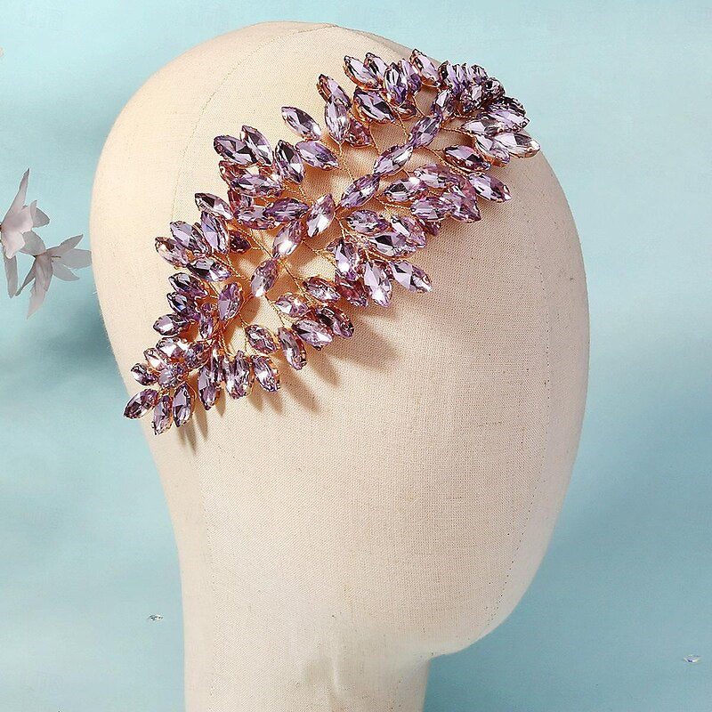 Pretty/Romantic/Stylish/Luxury Crystals Headbands/Headpiece Rhinestone Alloy Wedding Jewelry