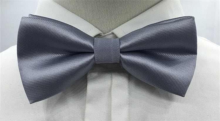 Men's Solid Colored Bow Tie Fashion Work Wedding Formal Classic Retro Bow