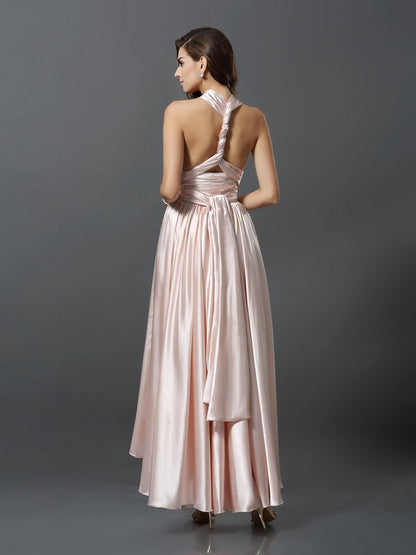 Charming Sleeveless High Low Bridesmaid Dresses