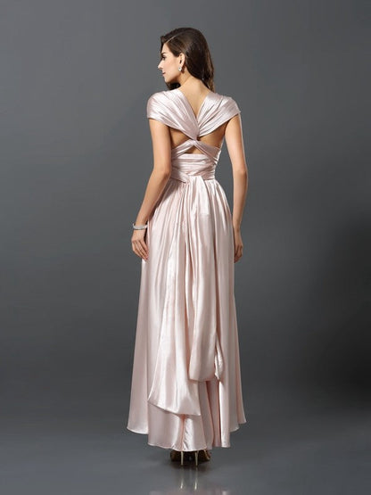 Charming Sleeveless High Low Bridesmaid Dresses