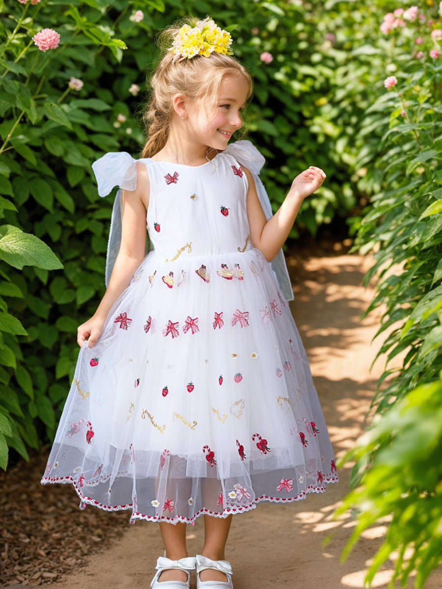 Tulle Knee-length Baby Girl Dress