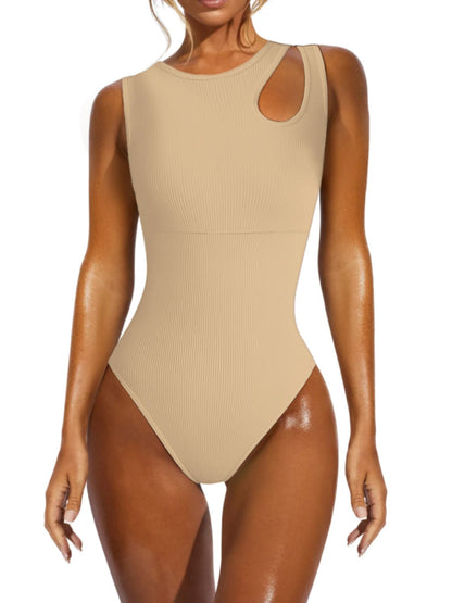 Sexy Asymmetrical Wide Strap Spandex Waist Nipper Shapewear