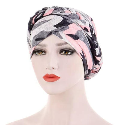 Women Cotton Print Islamic Inner Hijab Wrap Head  Muslim Turban