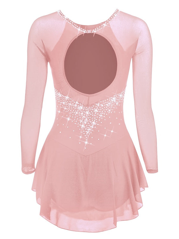 Figure Skating Dress Women's Girls' Ice Skating Dress with Classic Crystal/Rhinestone