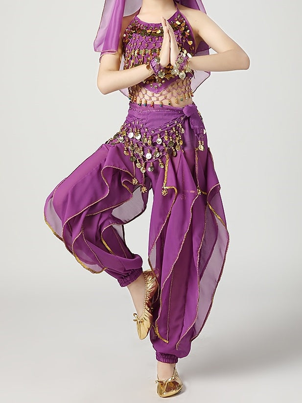 Belly Dance Kids' Dancewear Top Girls' Performance