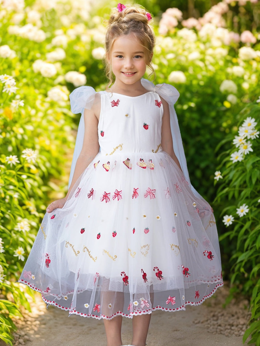 Tulle Knee-length Baby Girl Dress