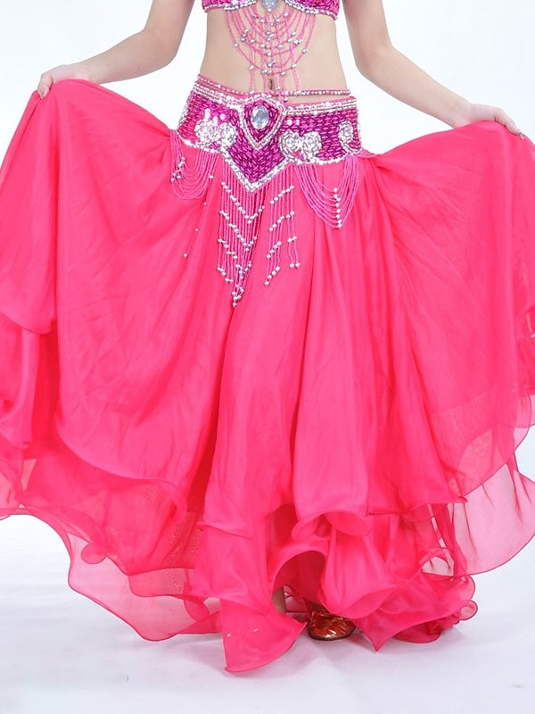 Belly Dance Skirt Draping Tier Women's Training