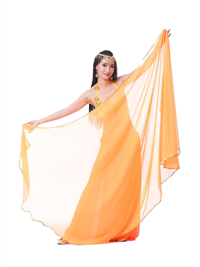 Belly Dance Accessories Veil Hand Scarf Women's Performance Chiffon Scarf