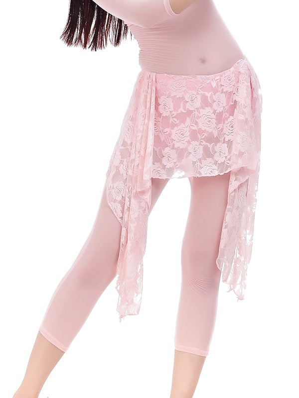 Belly Dance Hip Scarf Lace Women's Training Chiffon