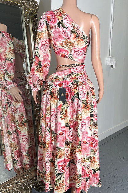 Elsa Flower Maxi Dress