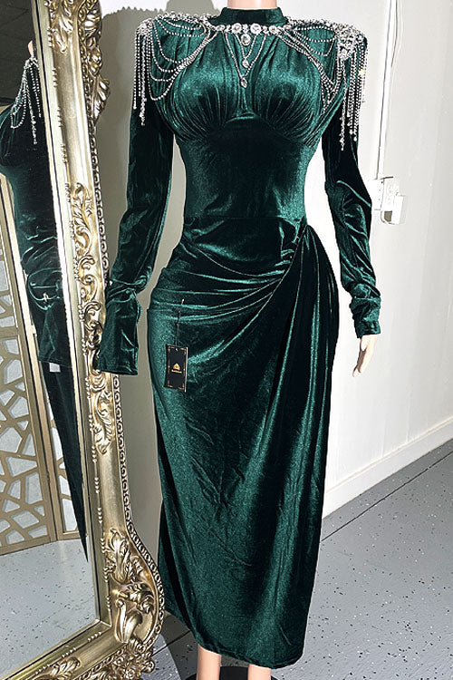 Bridgerton Velvet Dress(Ready To Ship)