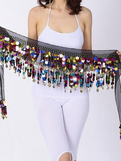 Belly Dance Hip Scarves Women's Performance