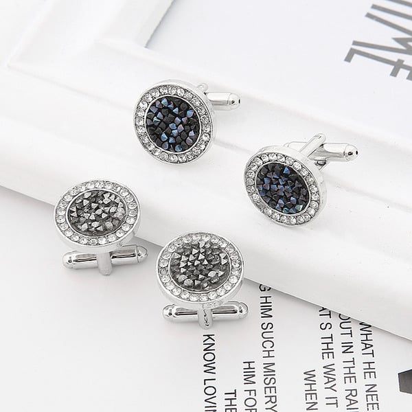 Classic Men's Modern Alloy Cufflinks