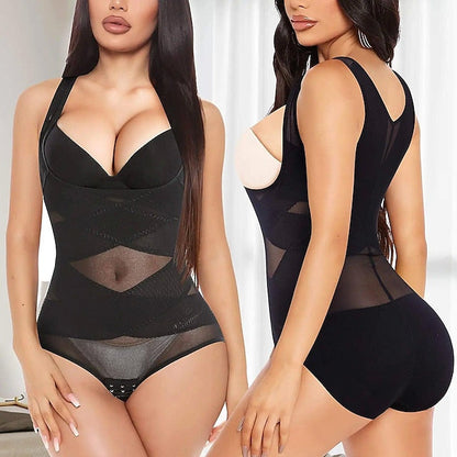 Women's Shapewear Mesh Elastic Waist Daily Sexy