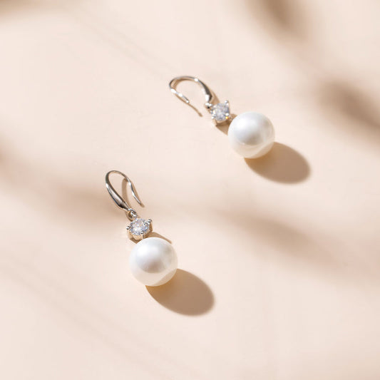 Elegant Pearl Drop Earrings